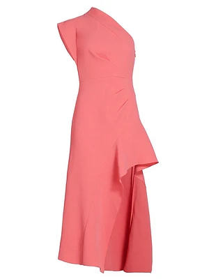 Eddington One-Shoulder Midi-Dress