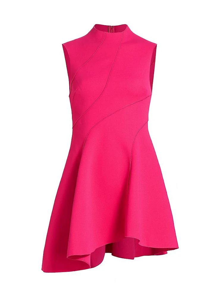 Rowe Asymmetric Sleeveless Minidress