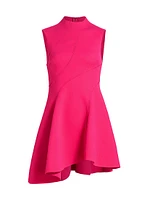 Rowe Asymmetric Sleeveless Minidress