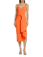 Gowrie Draped Midi-Dress