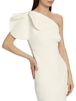 Rogeron One-Shoulder Cocktail Dress