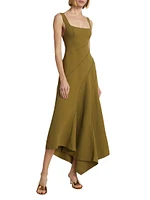 Rowe Asymmetric Maxi Dress