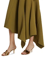 Rowe Asymmetric Maxi Dress