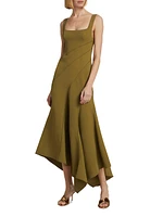 Rowe Asymmetric Maxi Dress