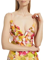 Isla Sculpted Floral Minidress