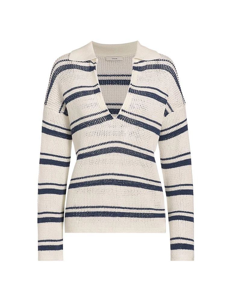 Striped Cotton Sweater