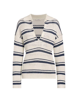 Striped Cotton Sweater