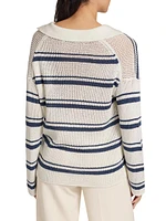 Striped Cotton Sweater