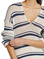 Striped Cotton Sweater