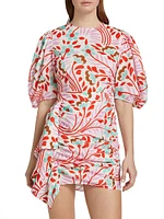 Pia Floral Cotton Minidress