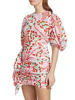 Pia Floral Cotton Minidress