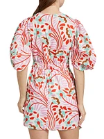 Pia Floral Cotton Minidress