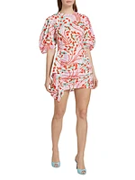 Pia Floral Cotton Minidress