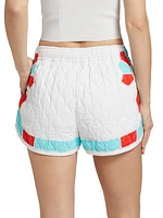 Mateo Quilted Cotton Shorts