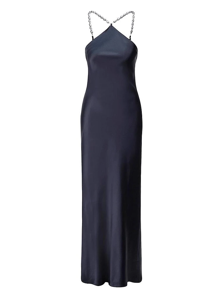 Cadence Satin Maxi Dress