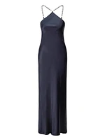 Cadence Satin Maxi Dress