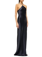 Cadence Satin Maxi Dress