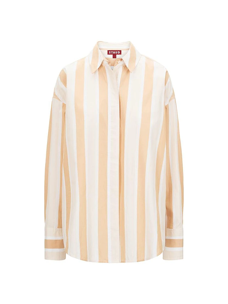 Colton Striped Button-Up Shirt