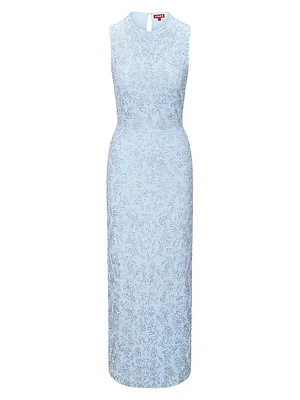 Como Beaded Column Maxi Dress