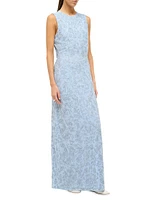 Como Beaded Column Maxi Dress