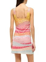 Le Sable Beaded Minidress