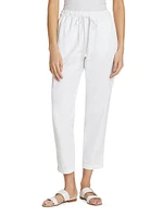 Rex Cotton Drawstring Crop Pants