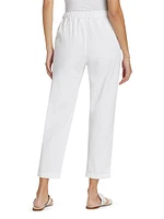 Rex Cotton Drawstring Crop Pants