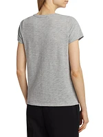 Cotton V-Neck T-Shirt