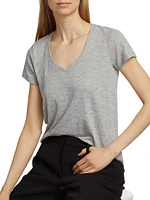 Cotton V-Neck T-Shirt