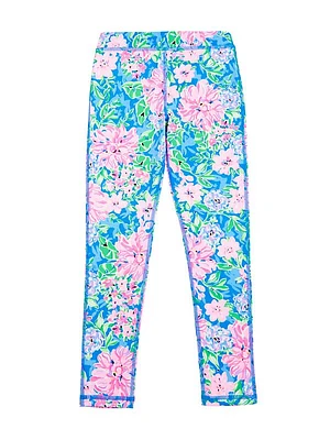 Little Girl's & Girl's Floral Weekender Leggings