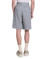 Boucle Cotton-Blend Tweed Skater Shorts