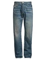 Released Hem Straight-leg Jeans