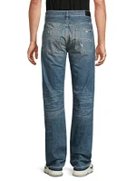 Released Hem Straight-leg Jeans