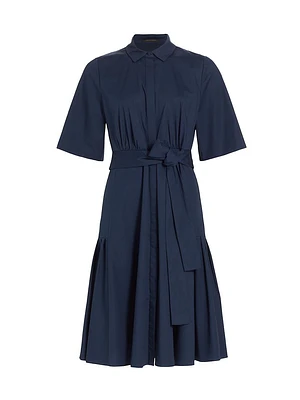 Tiffany Cotton Poplin Shirtdress