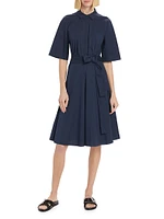 Tiffany Cotton Poplin Shirtdress