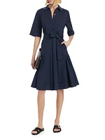 Tiffany Cotton Poplin Shirtdress