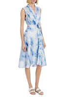 Lexa Printed Silk Dress