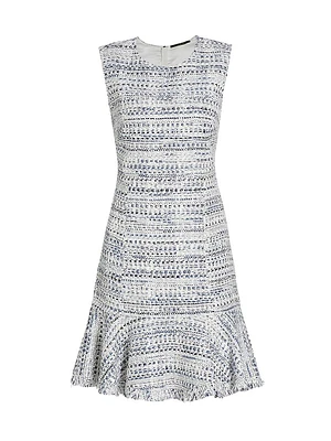 Reed Cotton-Blend Tweed Dress