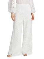 Kat Lace Wide-Leg Pants