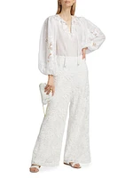 Kat Lace Wide-Leg Pants