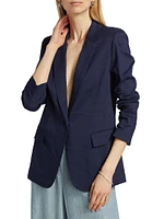 Bria Linen-Blend Jacket