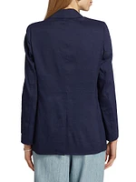 Bria Linen-Blend Jacket