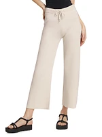 Double-Knit Cropped Pants