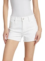 Gemma Twill Mid-Rise Shorts