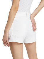 Gemma Twill Mid-Rise Shorts