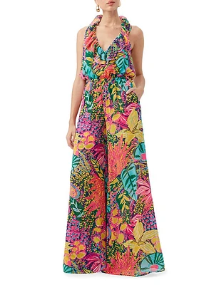 Jacksonville Printed Wide-Leg Jumpsuit