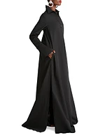 Imari Poplin Shirt Collar Gown