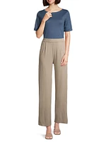 Soft Touch Straight-Leg Pants