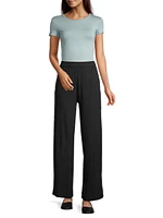 Soft Touch Straight-Leg Pants