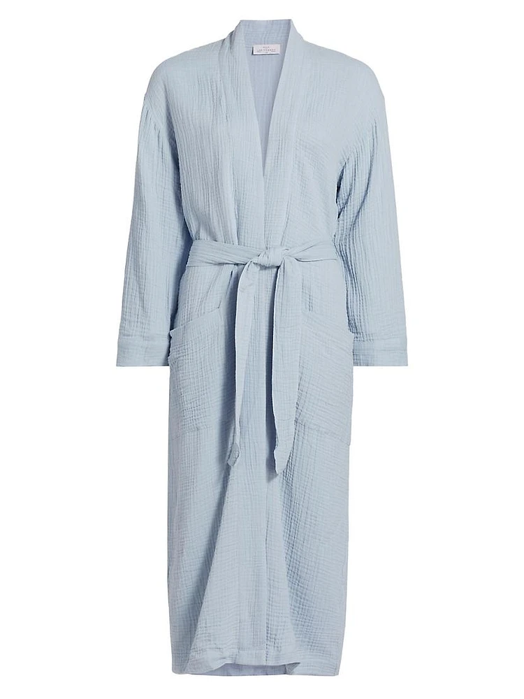 Angel Cotton Gauze Long Robe